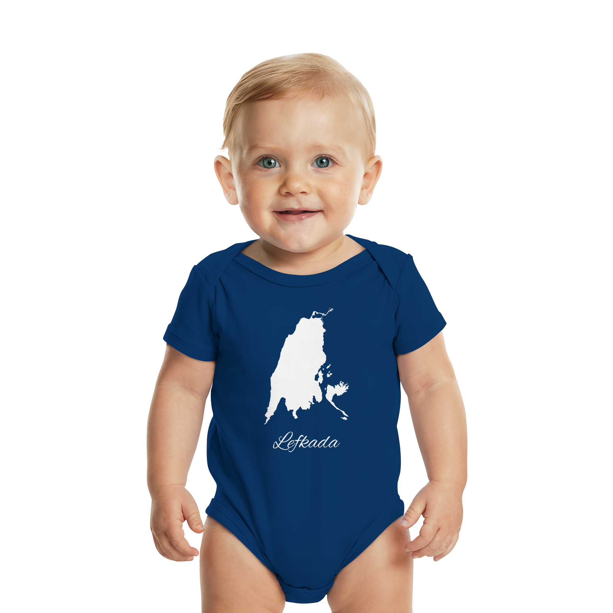 Lefkada Silhouette Griechenland - Organic Baby Bodysuit