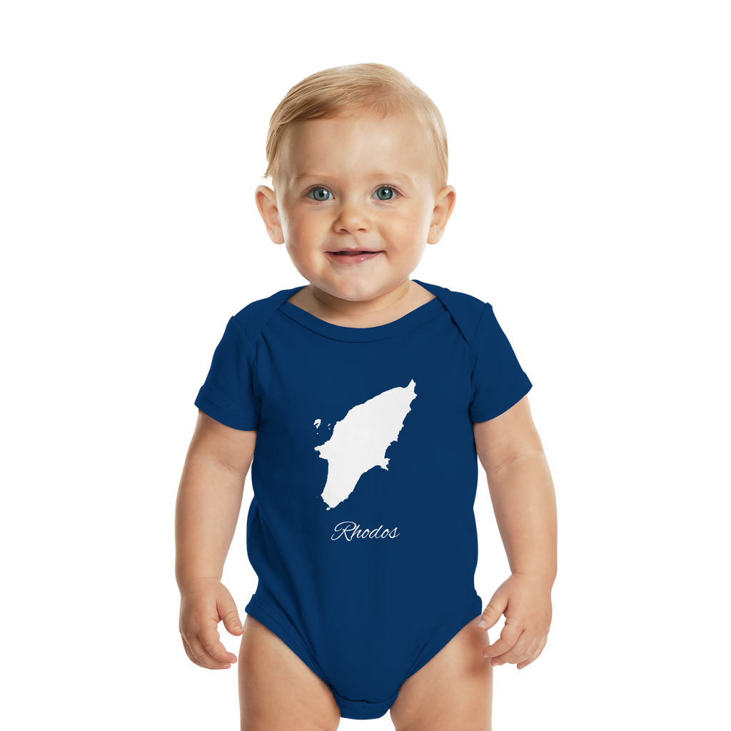 Rhodos Silhouette Griechenland - Organic Baby Bodysuit