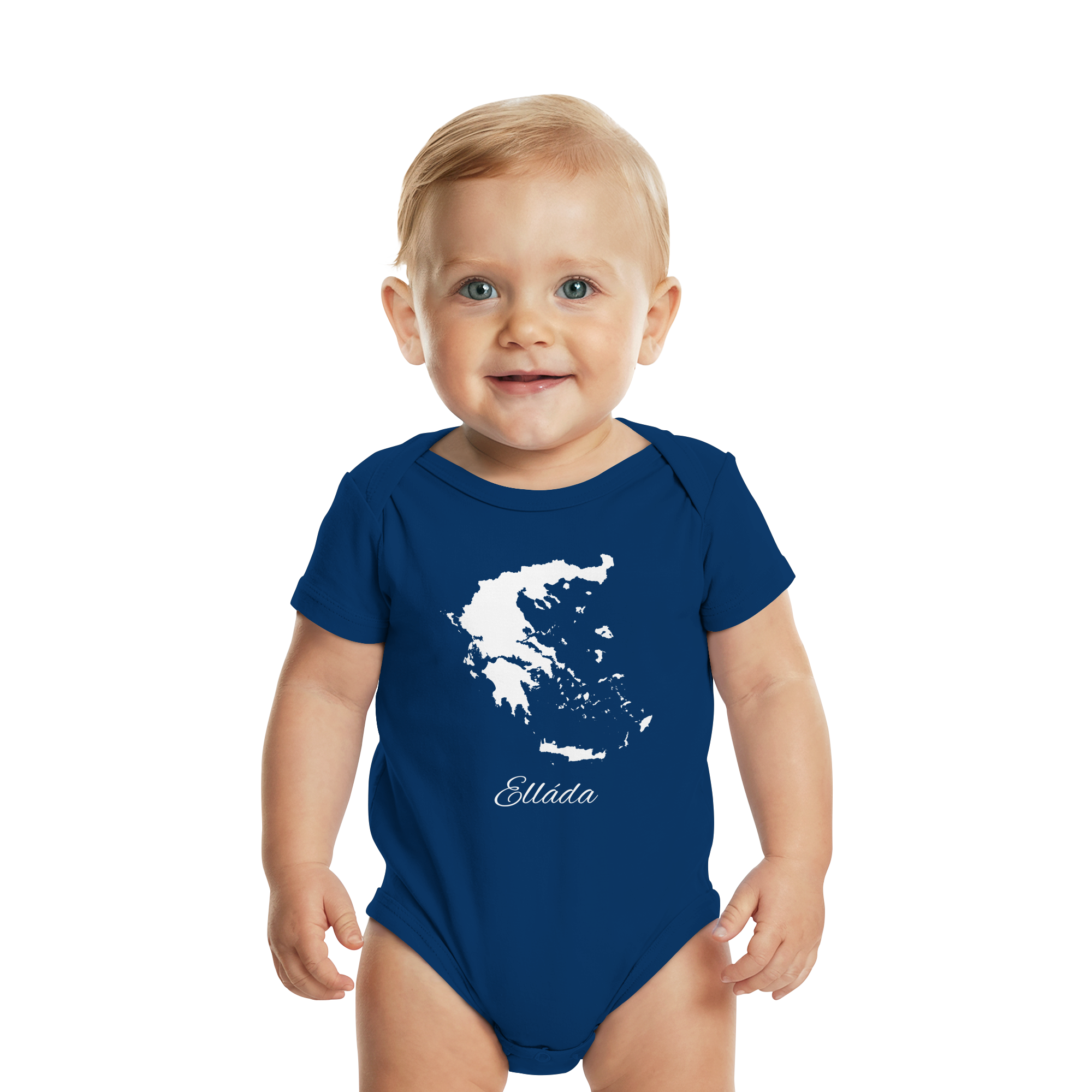 Ellada Silhouette Griechenland - Organic Baby Bodysuit