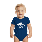 Chalkidiki Silhouette Griechenland - Organic Baby Bodysuit