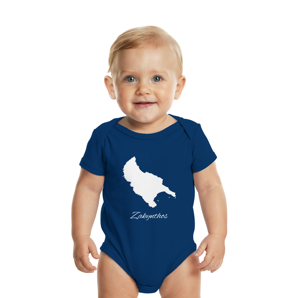 Zakynthos Silhouette Griechenland - Organic Baby Bodysuit