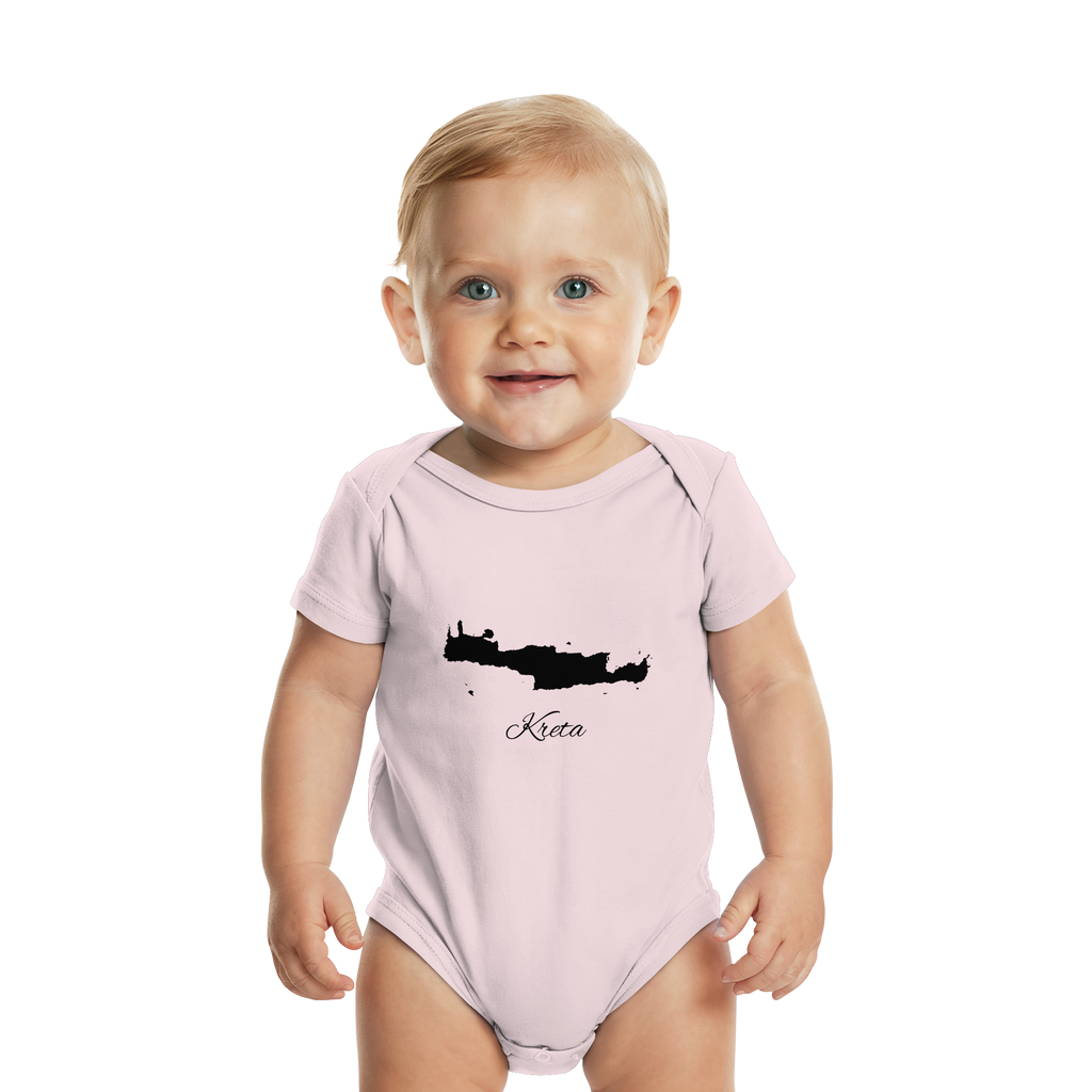 Kreta Silhouette Griechenland - Organic Baby Bodysuit
