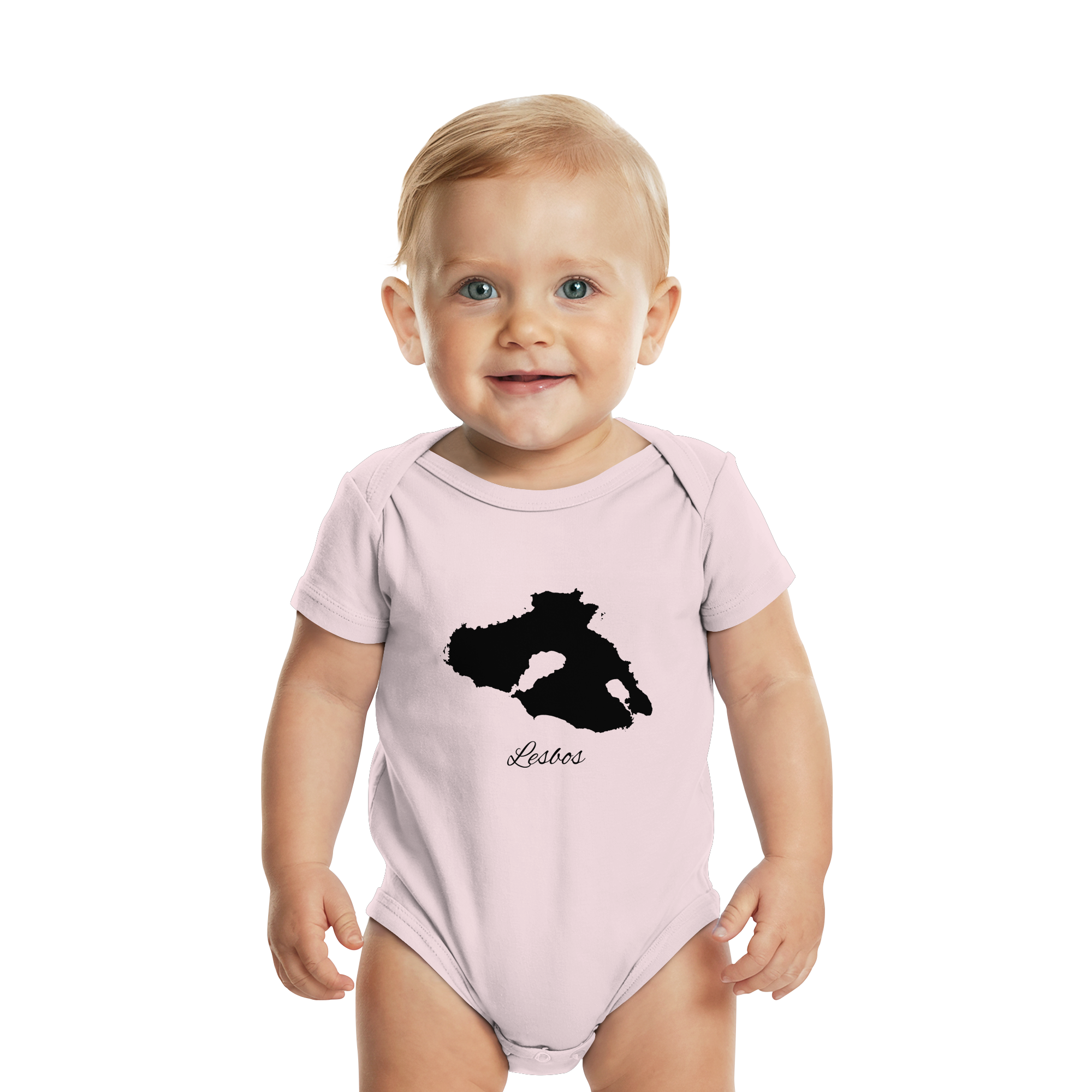 Lesbos Silhouette Griechenland - Organic Baby Bodysuit