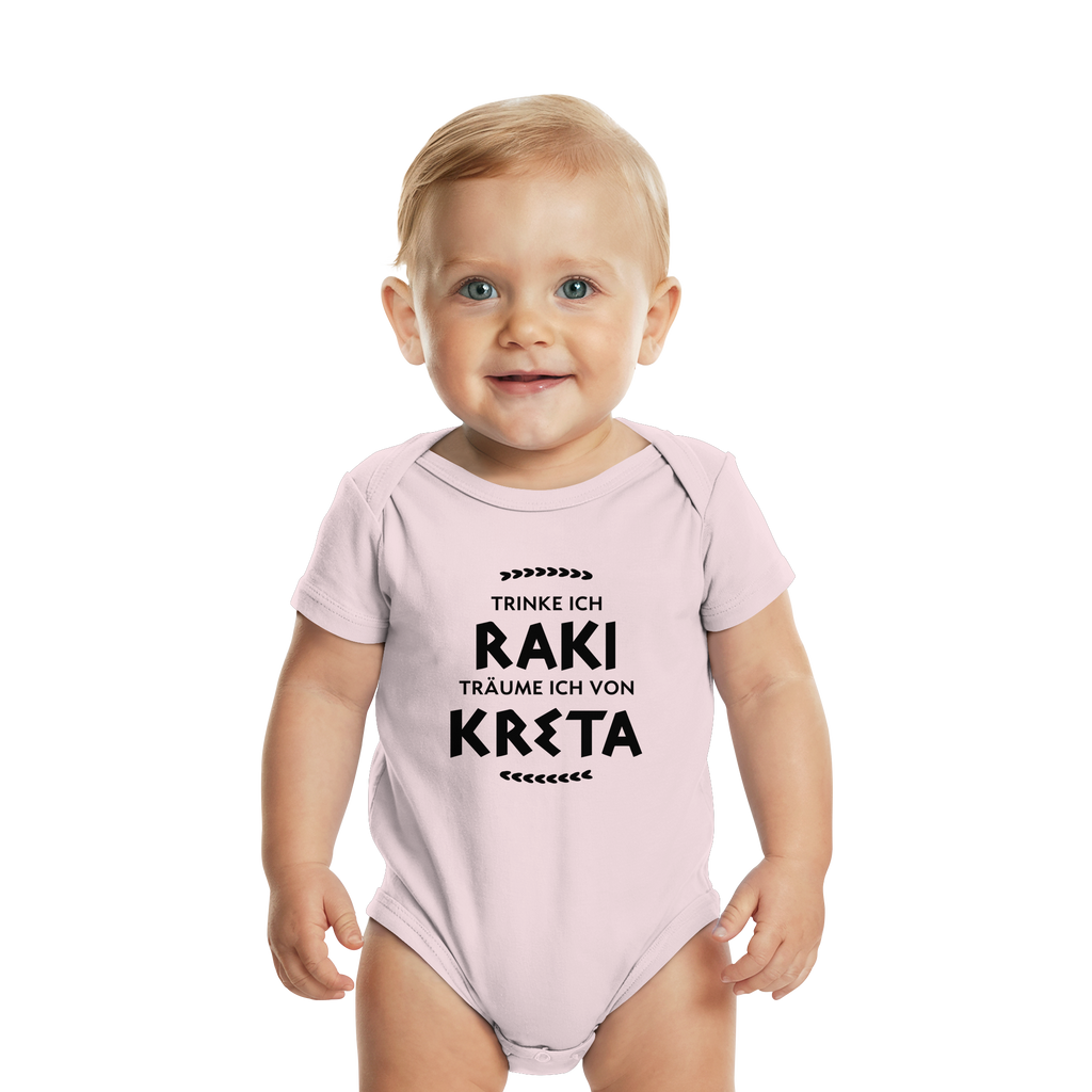 Trinke ich Raki träume ich von Kreta - Organic Baby Bodysuit