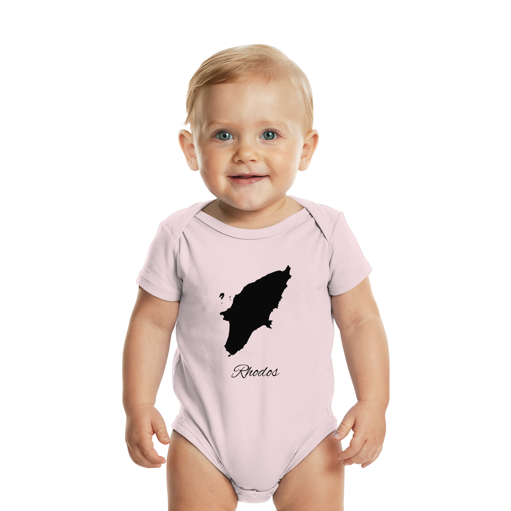 Rhodos Silhouette Griechenland - Organic Baby Bodysuit