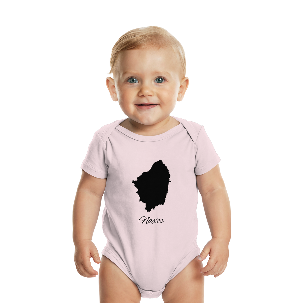 Naxos Silhouette Griechenland - Organic Baby Bodysuit