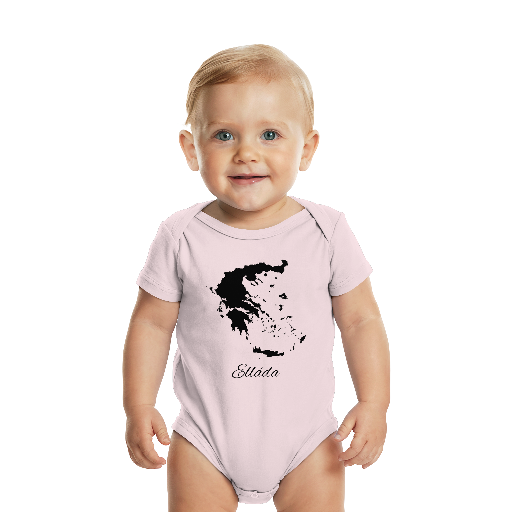 Ellada Silhouette Griechenland - Organic Baby Bodysuit