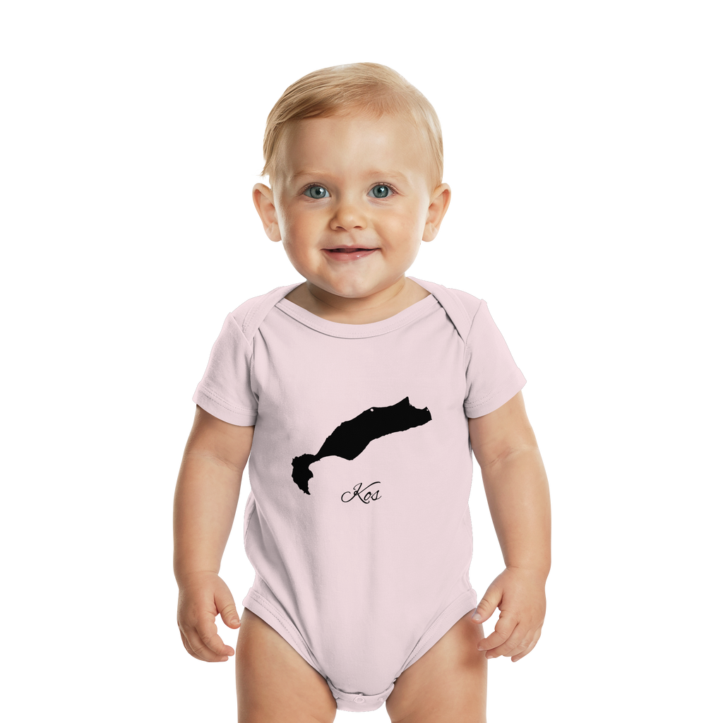 Kos Silhouette Griechenland - Organic Baby Bodysuit