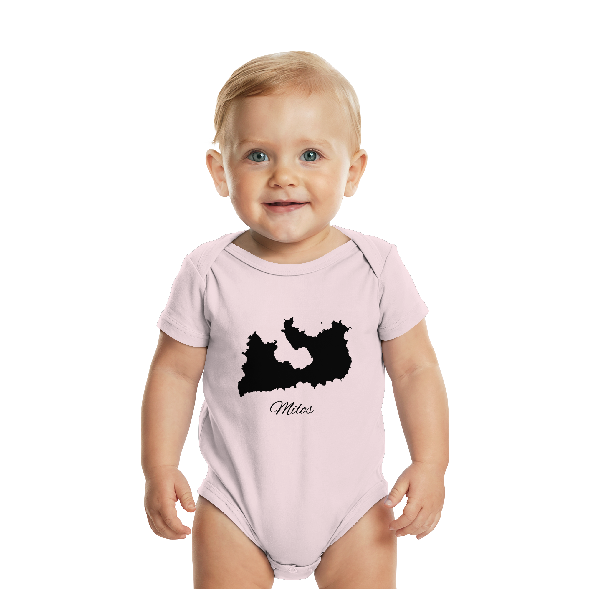 Milos Silhouette Griechenland - Organic Baby Bodysuit