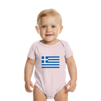 Griechenland Flagge - Organic Baby Bodysuit