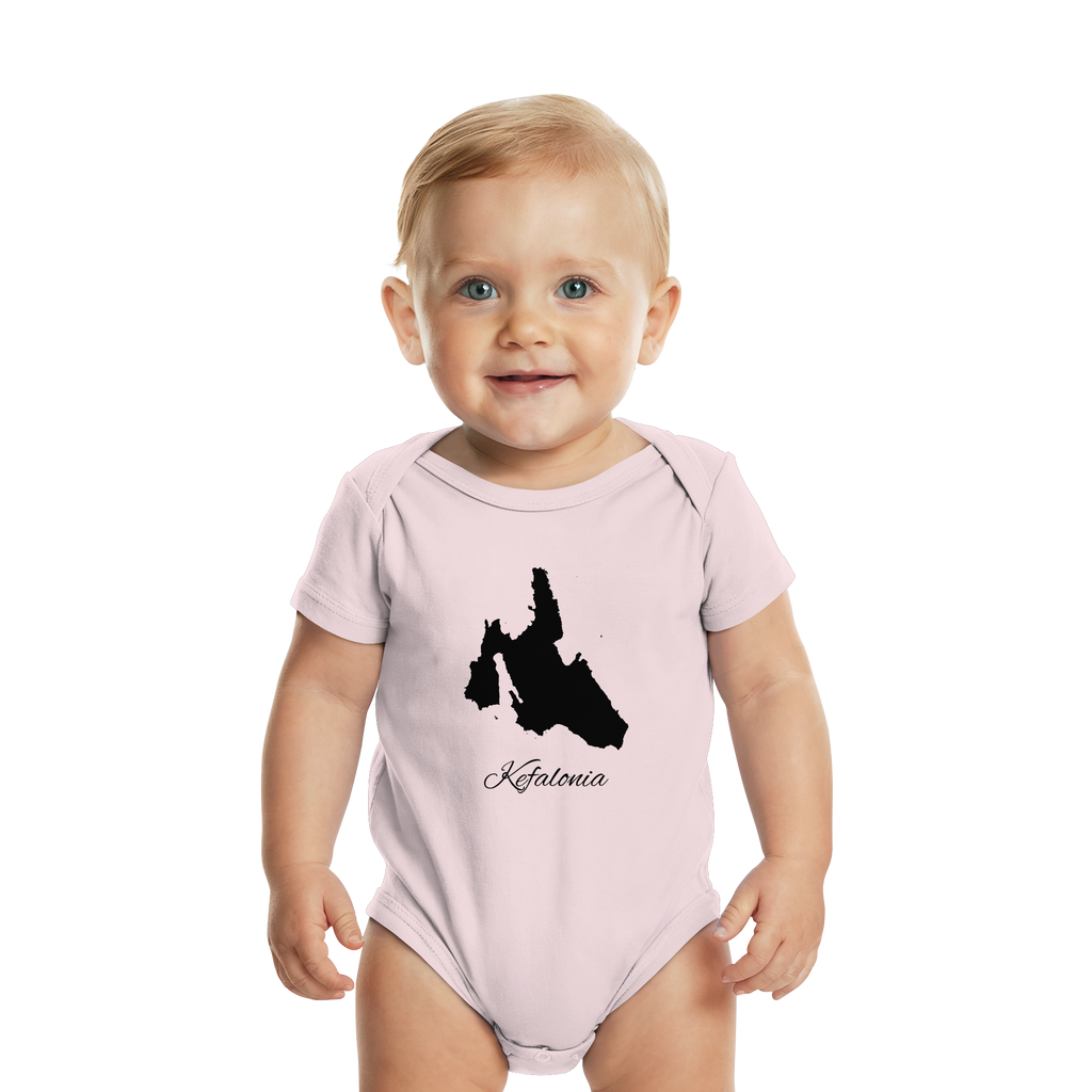 Kefalonia Silhouette Griechenland - Organic Baby Bodysuit