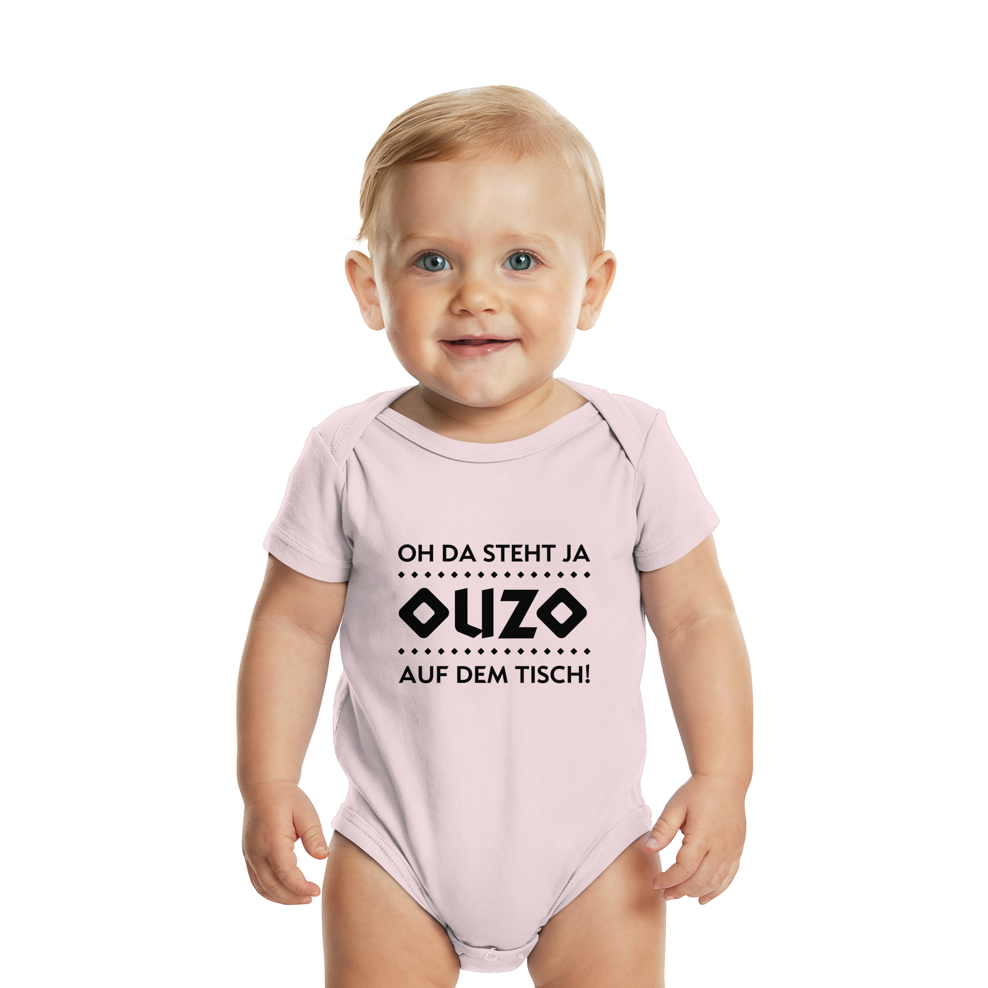 Oh da steht ja Ouzo auf dem Tisch - Organic Baby Bodysuit