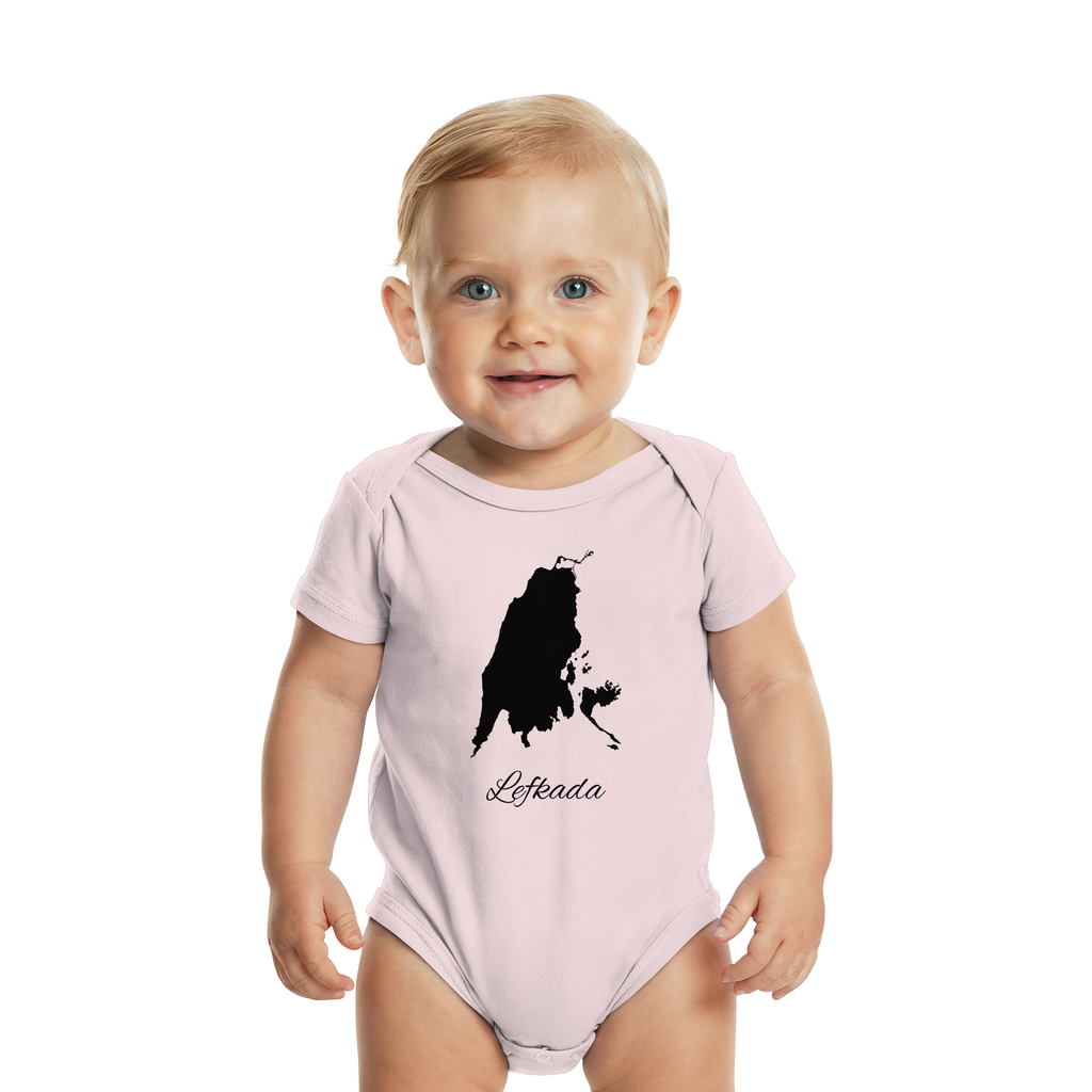 Lefkada Silhouette Griechenland - Organic Baby Bodysuit