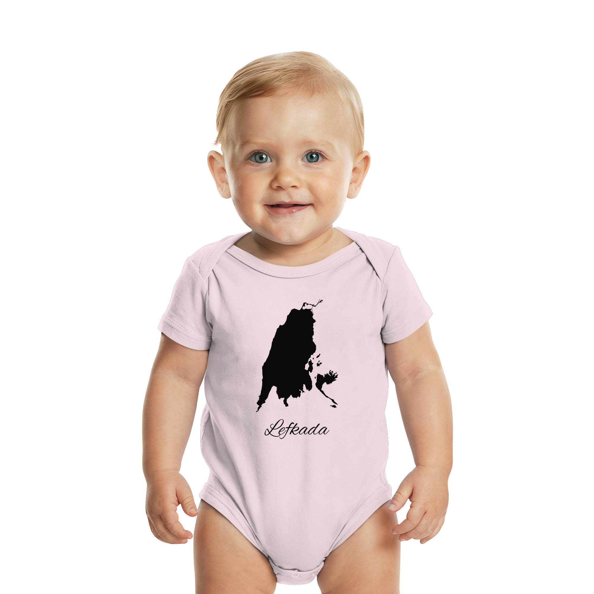 Lefkada Silhouette Griechenland - Organic Baby Bodysuit