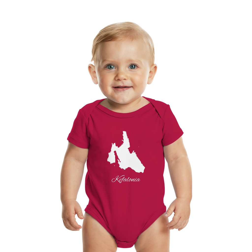 Kefalonia Silhouette Griechenland - Organic Baby Bodysuit