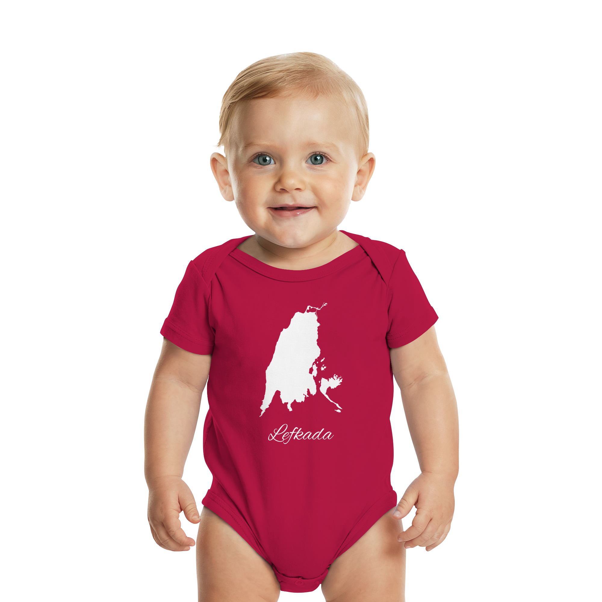 Lefkada Silhouette Griechenland - Organic Baby Bodysuit
