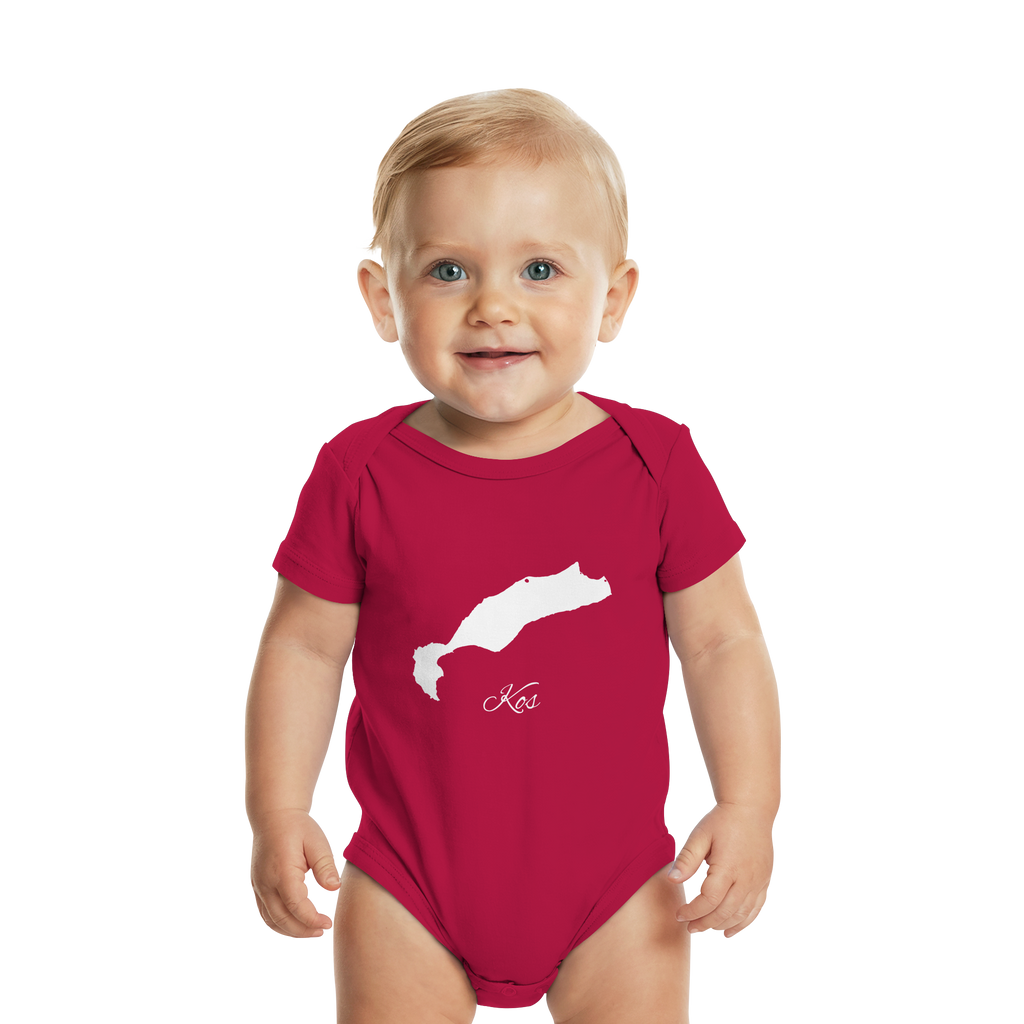 Kos Silhouette Griechenland - Organic Baby Bodysuit