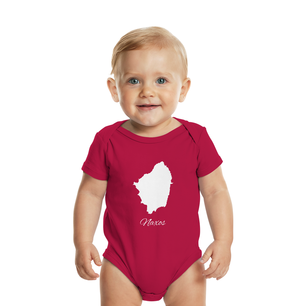 Naxos Silhouette Griechenland - Organic Baby Bodysuit
