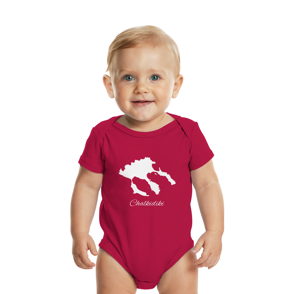 Chalkidiki Silhouette Griechenland - Organic Baby Bodysuit