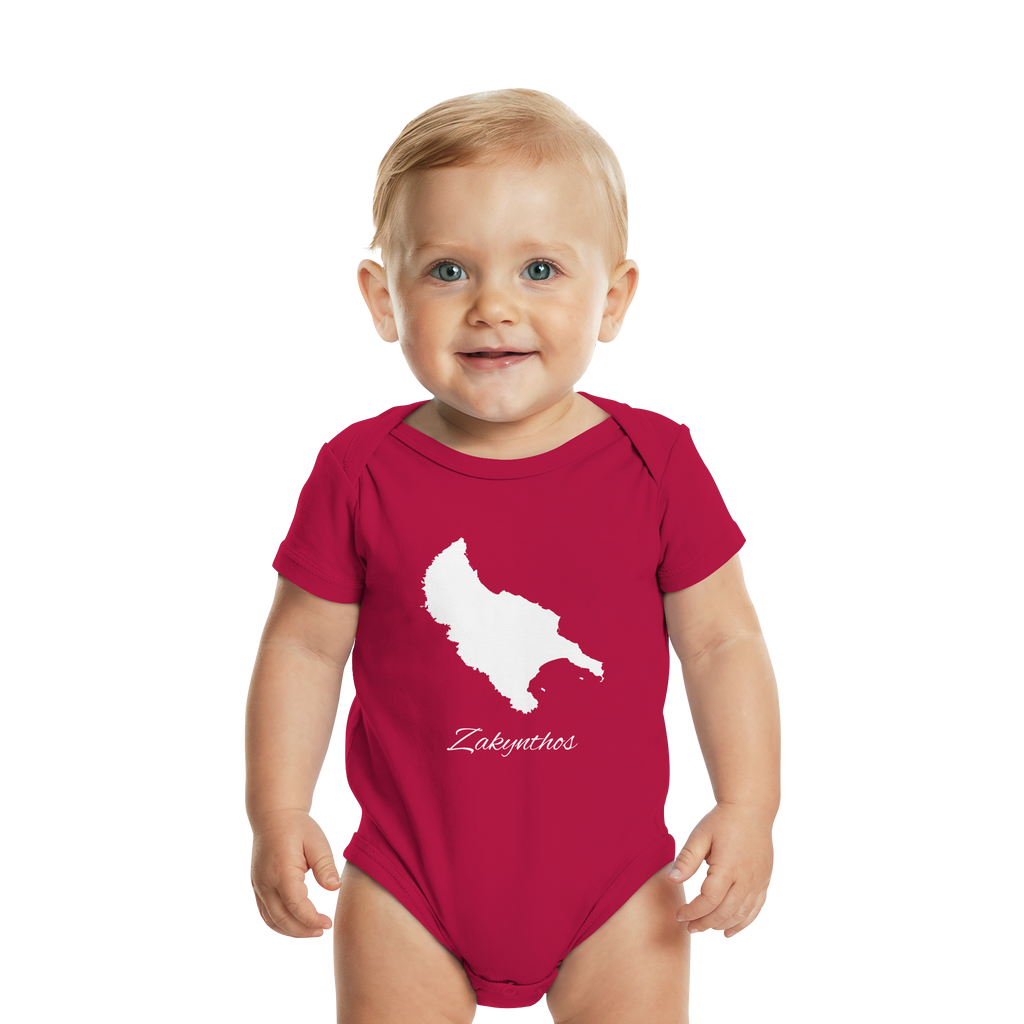 Zakynthos Silhouette Griechenland - Organic Baby Bodysuit