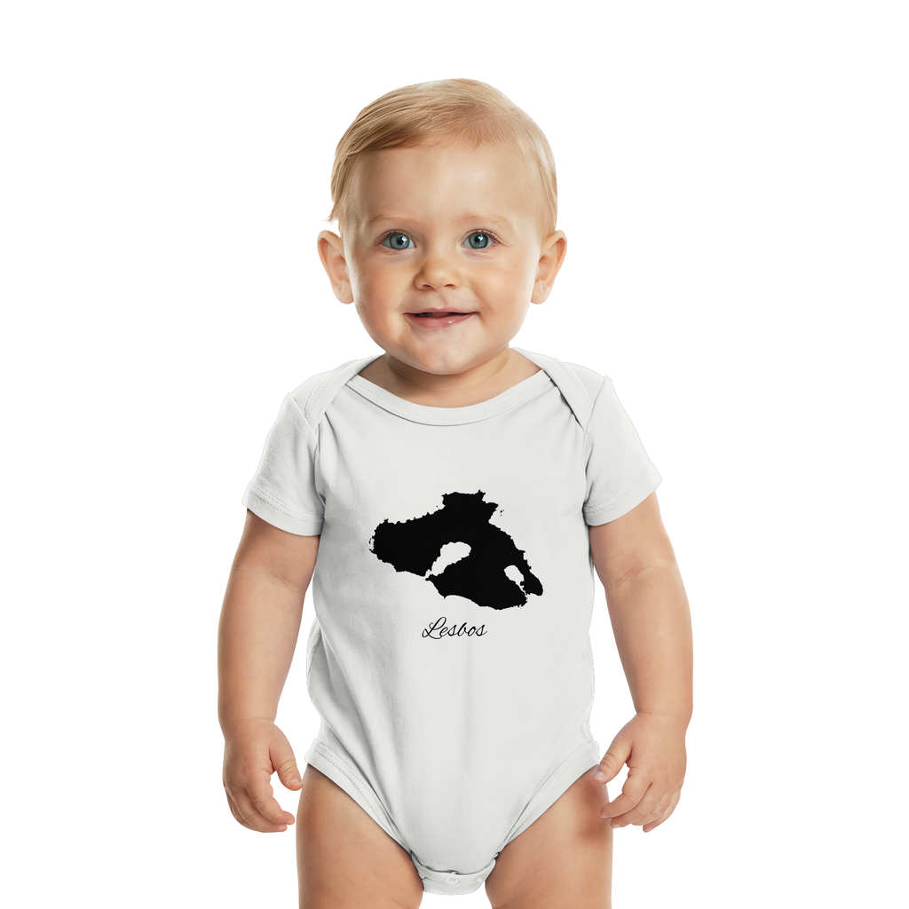 Lesbos Silhouette Griechenland - Organic Baby Bodysuit