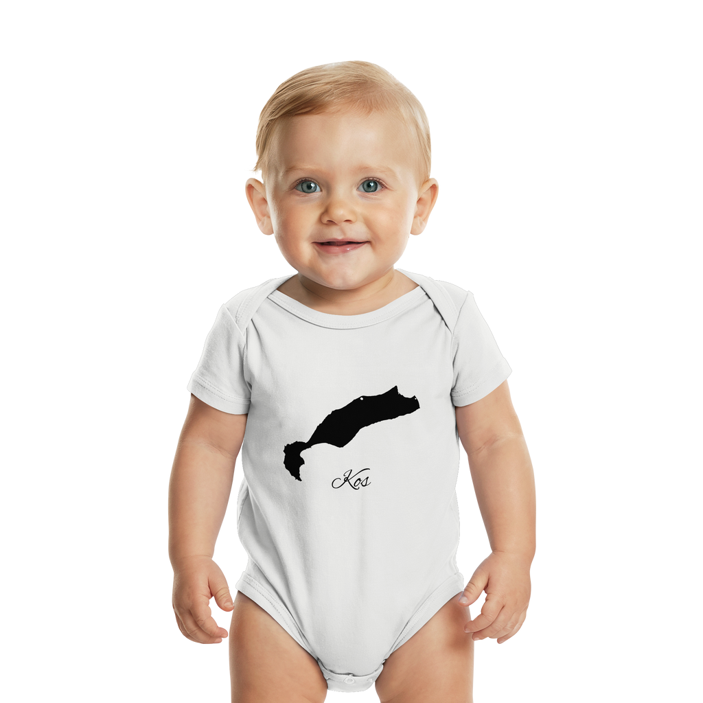 Kos Silhouette Griechenland - Organic Baby Bodysuit