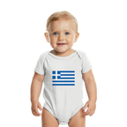 Griechenland Flagge - Organic Baby Bodysuit
