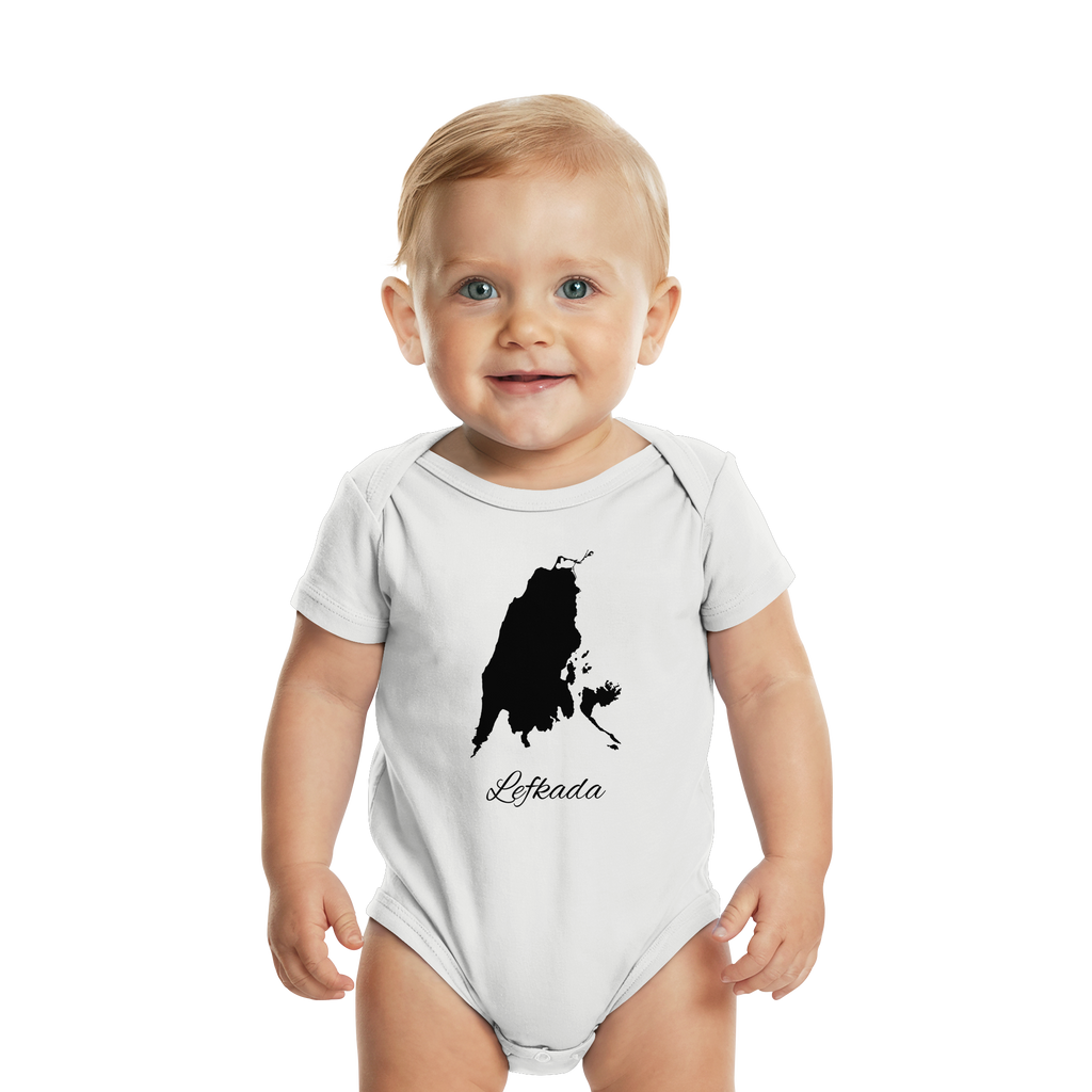Lefkada Silhouette Griechenland - Organic Baby Bodysuit