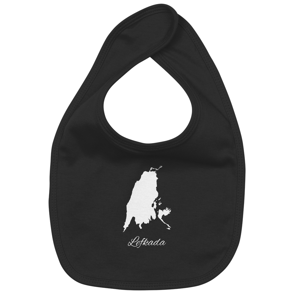 Lefkada Silhouette Griechenland - Organic Baby-Lätzchen