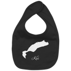 Kos Silhouette Griechenland - Organic Baby-Lätzchen