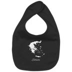 Ellada Silhouette Griechenland - Organic Baby-Lätzchen
