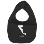 Korfu Silhouette Griechenland - Organic Baby-Lätzchen