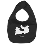 Milos Silhouette Griechenland - Organic Baby-Lätzchen