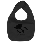 Chalkidiki Silhouette Griechenland - Organic Baby-Lätzchen