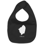 Naxos Silhouette Griechenland - Organic Baby-Lätzchen