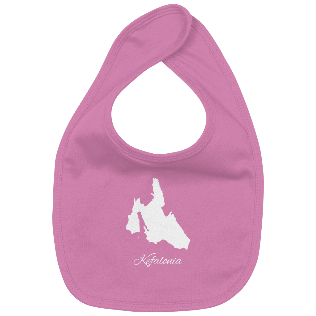 Kefalonia Silhouette Griechenland - Organic Baby-Lätzchen