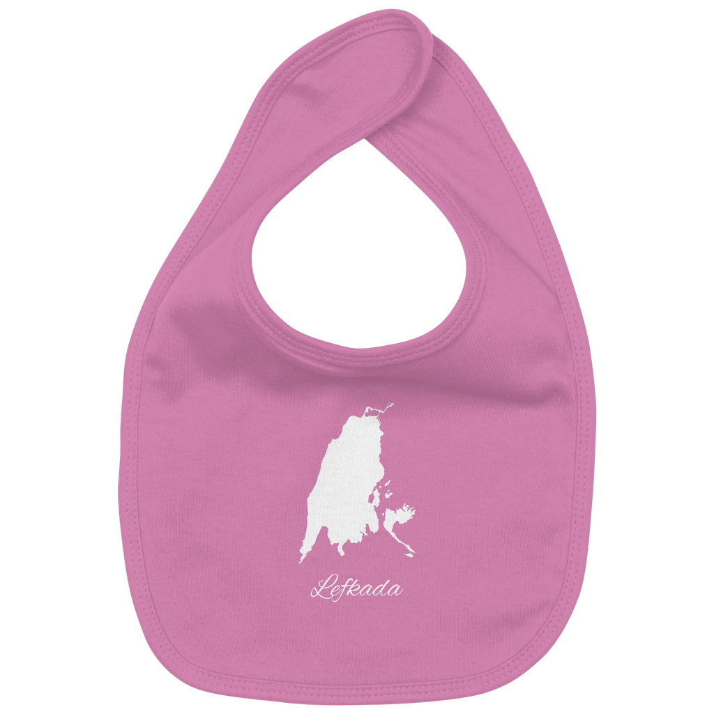 Lefkada Silhouette Griechenland - Organic Baby-Lätzchen