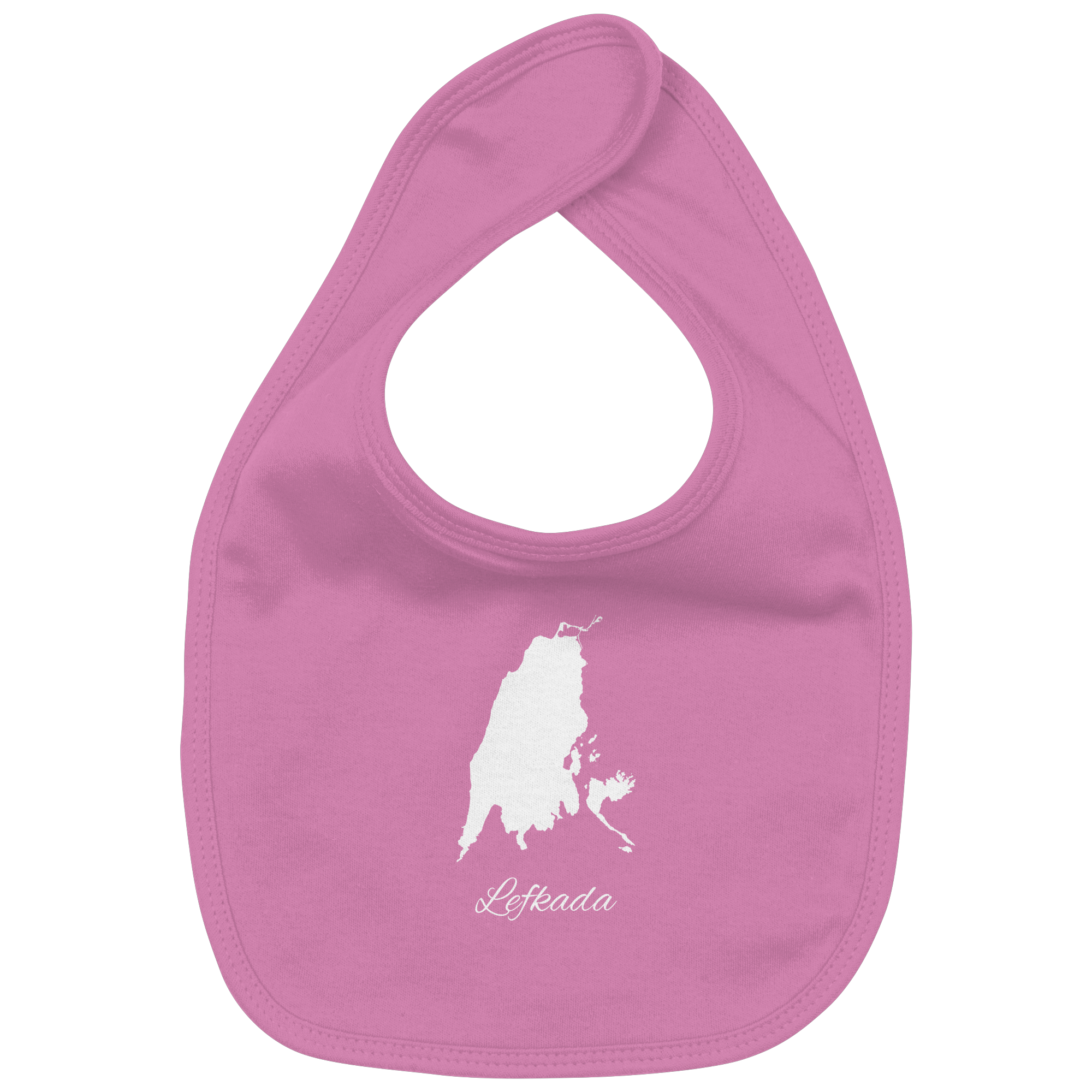 Lefkada Silhouette Griechenland - Organic Baby-Lätzchen