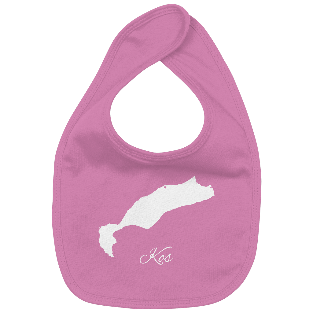 Kos Silhouette Griechenland - Organic Baby-Lätzchen