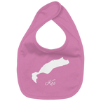 Kos Silhouette Griechenland - Organic Baby-Lätzchen