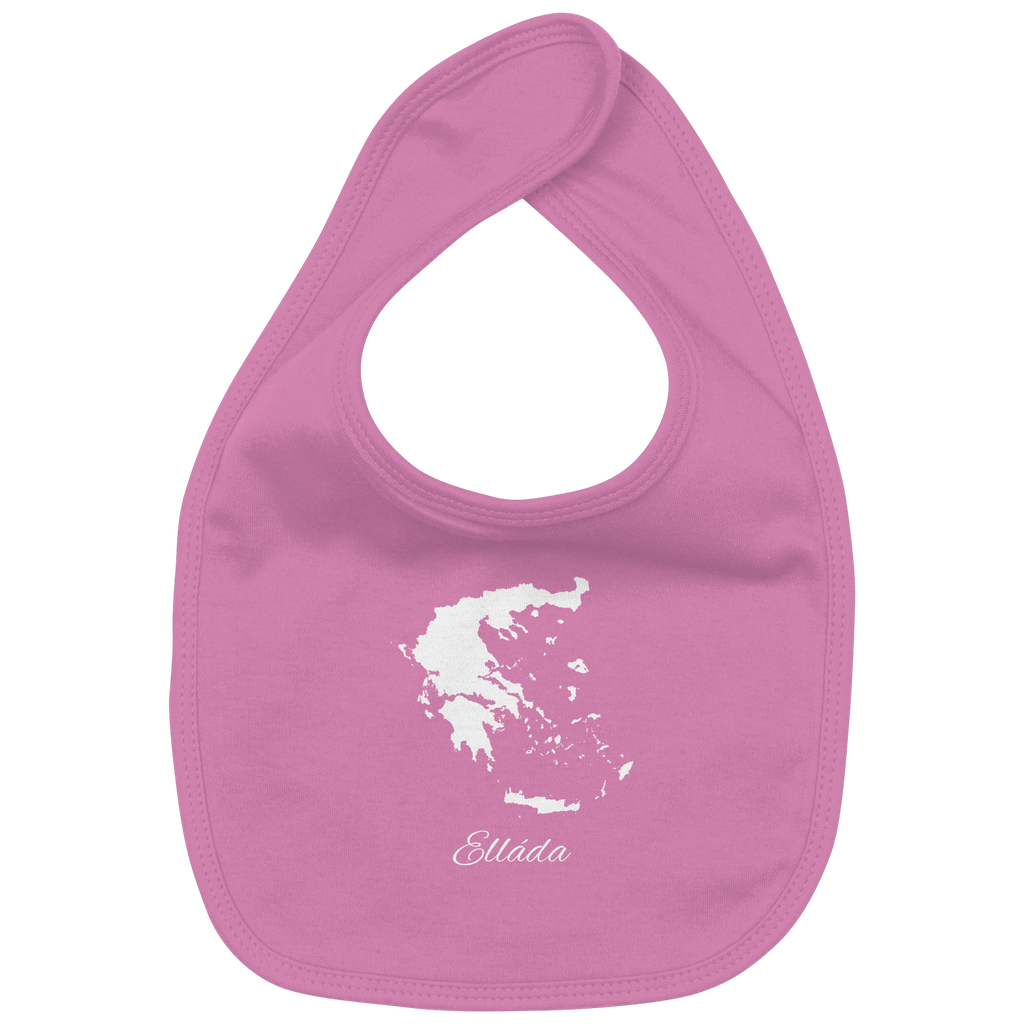 Ellada Silhouette Griechenland - Organic Baby-Lätzchen