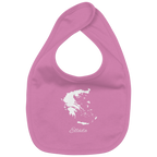 Ellada Silhouette Griechenland - Organic Baby-Lätzchen