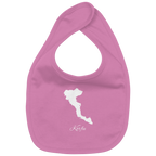 Korfu Silhouette Griechenland - Organic Baby-Lätzchen