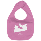 Milos Silhouette Griechenland - Organic Baby-Lätzchen