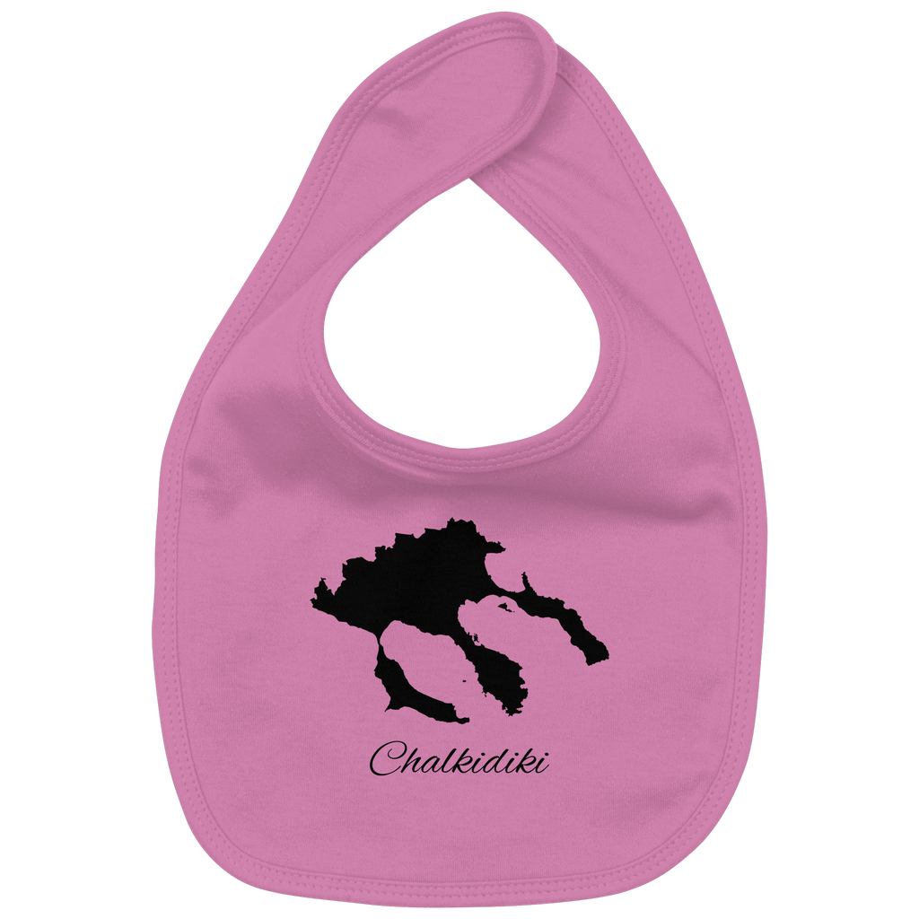Chalkidiki Silhouette Griechenland - Organic Baby-Lätzchen