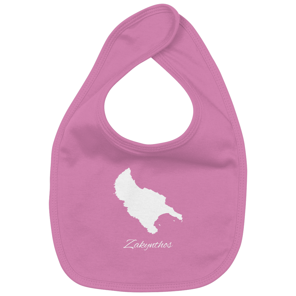 Zakynthos Silhouette Griechenland - Organic Baby-Lätzchen