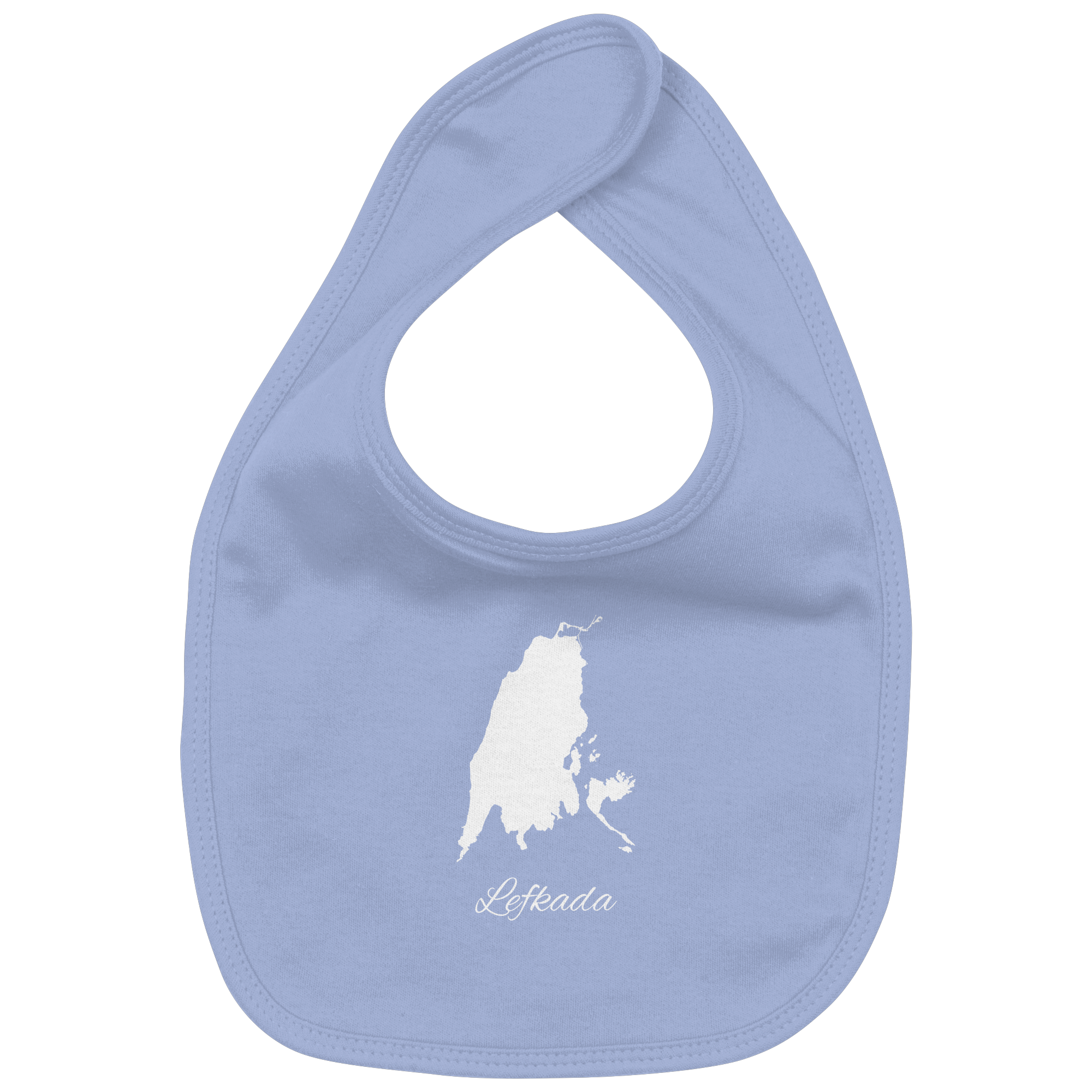 Lefkada Silhouette Griechenland - Organic Baby-Lätzchen