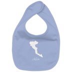 Korfu Silhouette Griechenland - Organic Baby-Lätzchen