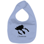 Chalkidiki Silhouette Griechenland - Organic Baby-Lätzchen