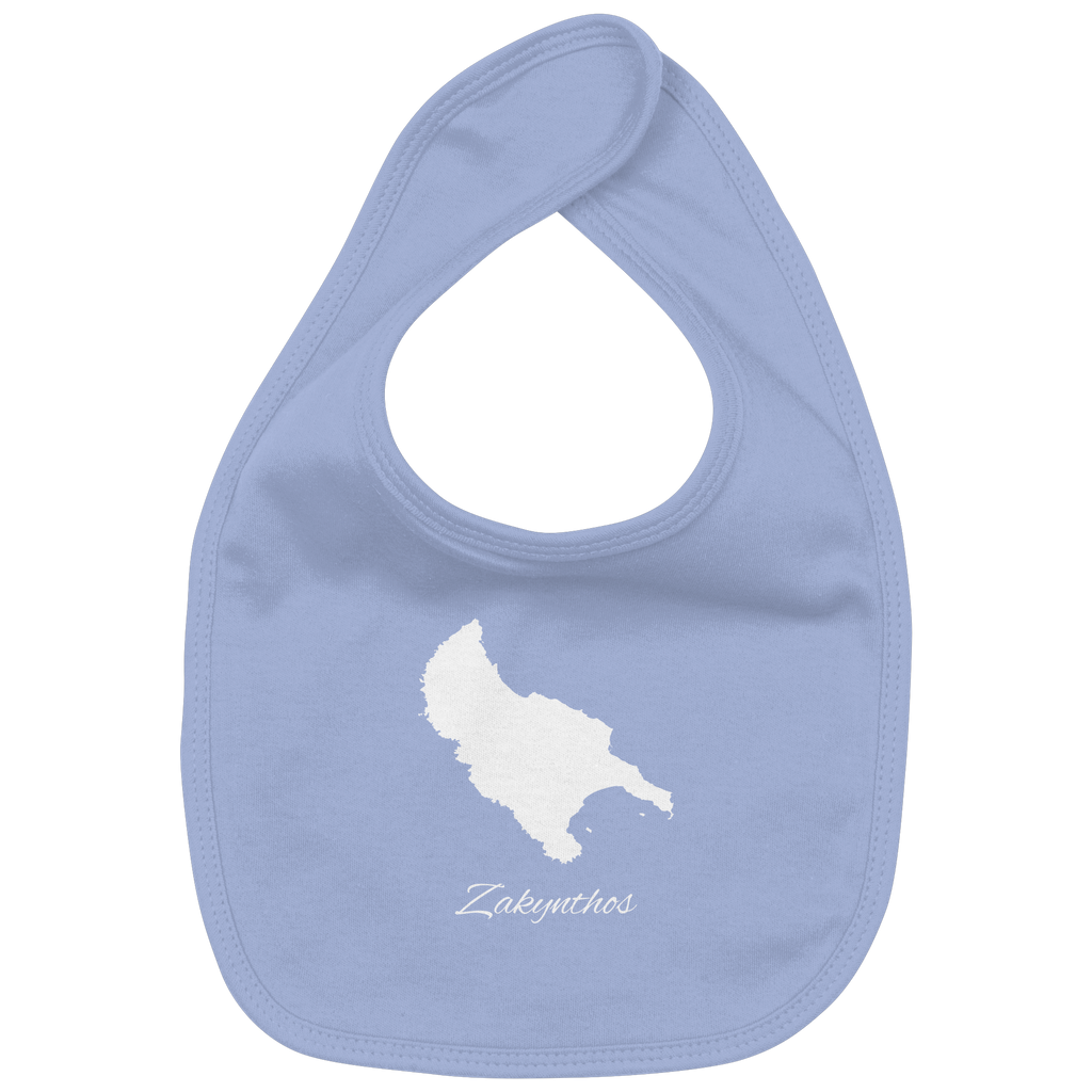Zakynthos Silhouette Griechenland - Organic Baby-Lätzchen